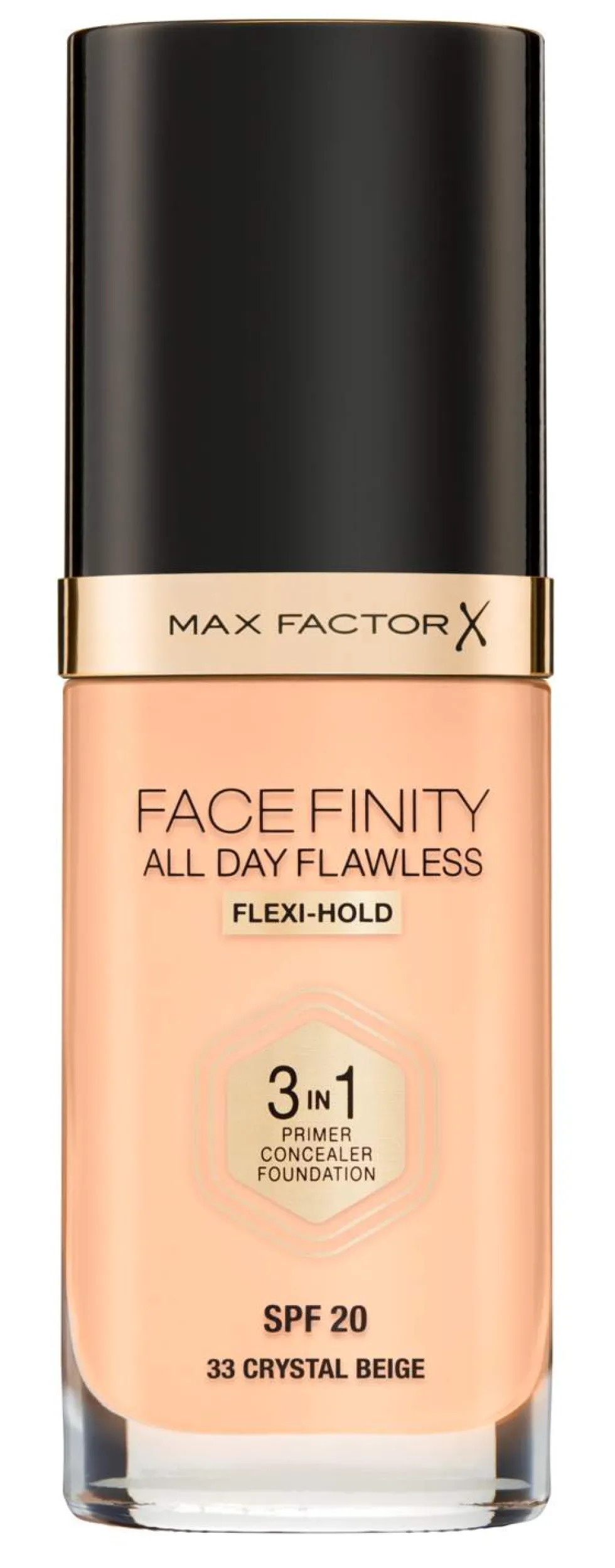 Max Factor Facefinity 3 In 1 Foundation 33 Crystal Beige