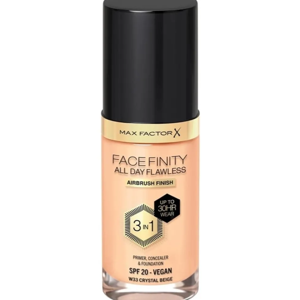 Max Factor Facefinity 3 In 1 Foundation 33 Crystal Beige