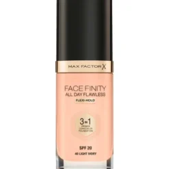 Max Factor Facefinity 3 In 1 Foundation 40 Light Ivory