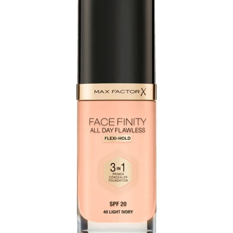 Max Factor Facefinity 3 In 1 Foundation 40 Light Ivory
