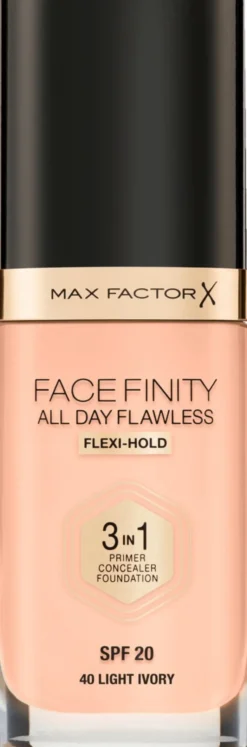 Max Factor Facefinity 3 In 1 Foundation 40 Light Ivory