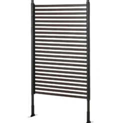Metallskärm för trädgårdsbruk med fötter eller pålar för markmontering, modulär, 93L x 22B x 150H cm