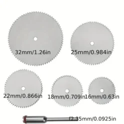 Mini cirkelsågblad till borrmaskin - 5-pack