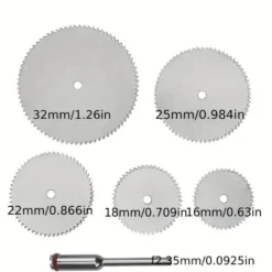Mini cirkelsågblad till borrmaskin - 5-pack