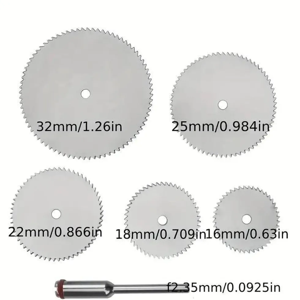Mini cirkelsågblad till borrmaskin - 5-pack