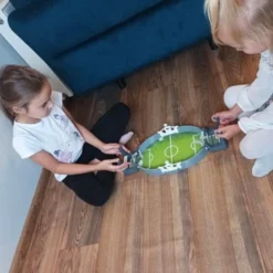 Mini fotbollsspel bordsspel 2 spelare med 3 bollar 47x10x22,5 cm