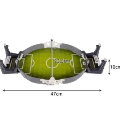 Mini fotbollsspel bordsspel 2 spelare med 3 bollar 47x10x22,5 cm