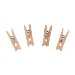 Mini klädnypor i trä 100-pack