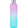 Minimalistisk Motivational Vattenflaska med Tidsmarkör 1000ml Rosa