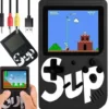 3" Mini Retro Handhållen Spelkonsol 400-in-1 32-Bit Svart