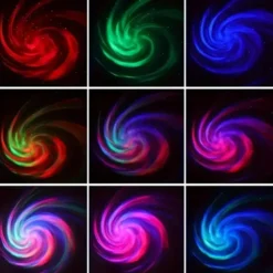 Mini Roterande RGB Nebula LED Projektor Nattlampa
