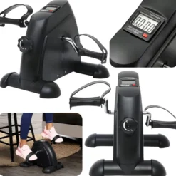 Mini träningscykel 2-i-1 för armar och ben med LCD-display