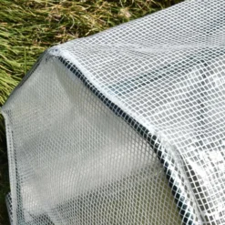Miniväxthus polytunnel 99x71x60 cm, väderbeständig, portabel, grön