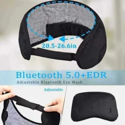Mjuk Sovmask med Bluetooth Hörlurar - Sovhörlurar