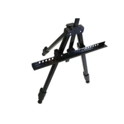 Målarstativ A-form justerbart 77-160 cm svart med fodral