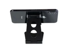 Mobilhållare/surfplatteställ vikbar metall svart justerbar 9,5 cm