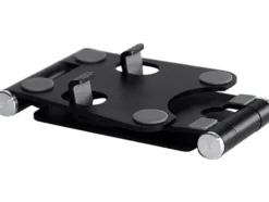 Mobilhållare/surfplatteställ vikbar metall svart justerbar 9,5 cm