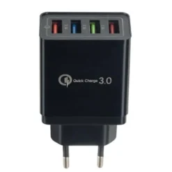 Mobilladdare / Snabbladdare med 4 uttag - QC3