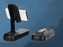 Mobilstativ med högtalare, Bluetooth och powerbank