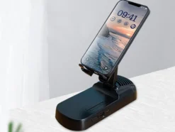 Mobilstativ med högtalare, Bluetooth och powerbank