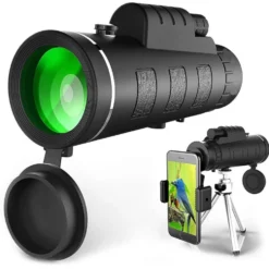 Monokulär Kikare med Mobilhållare och Stativ 40x60