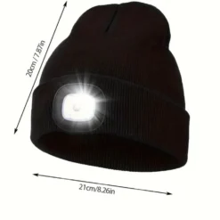 Mössa med LED-lampa 5 Fäger