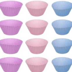 Muffinsplåt med 12 silikonformar