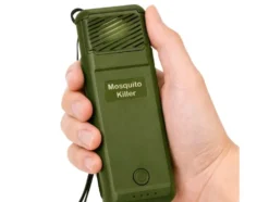 Myggavvisare USB-C med 6 refillpatroner, uppladdningsbar 14x5 cm