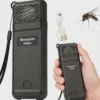 Myggskydd USB Portabel – Myggavvisare med 6 Refiller, Svart