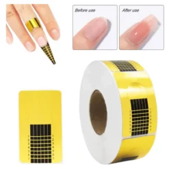 Nagelmallar 500-pack - Nagelförlängning & Formning - Nail Forms i Rulle