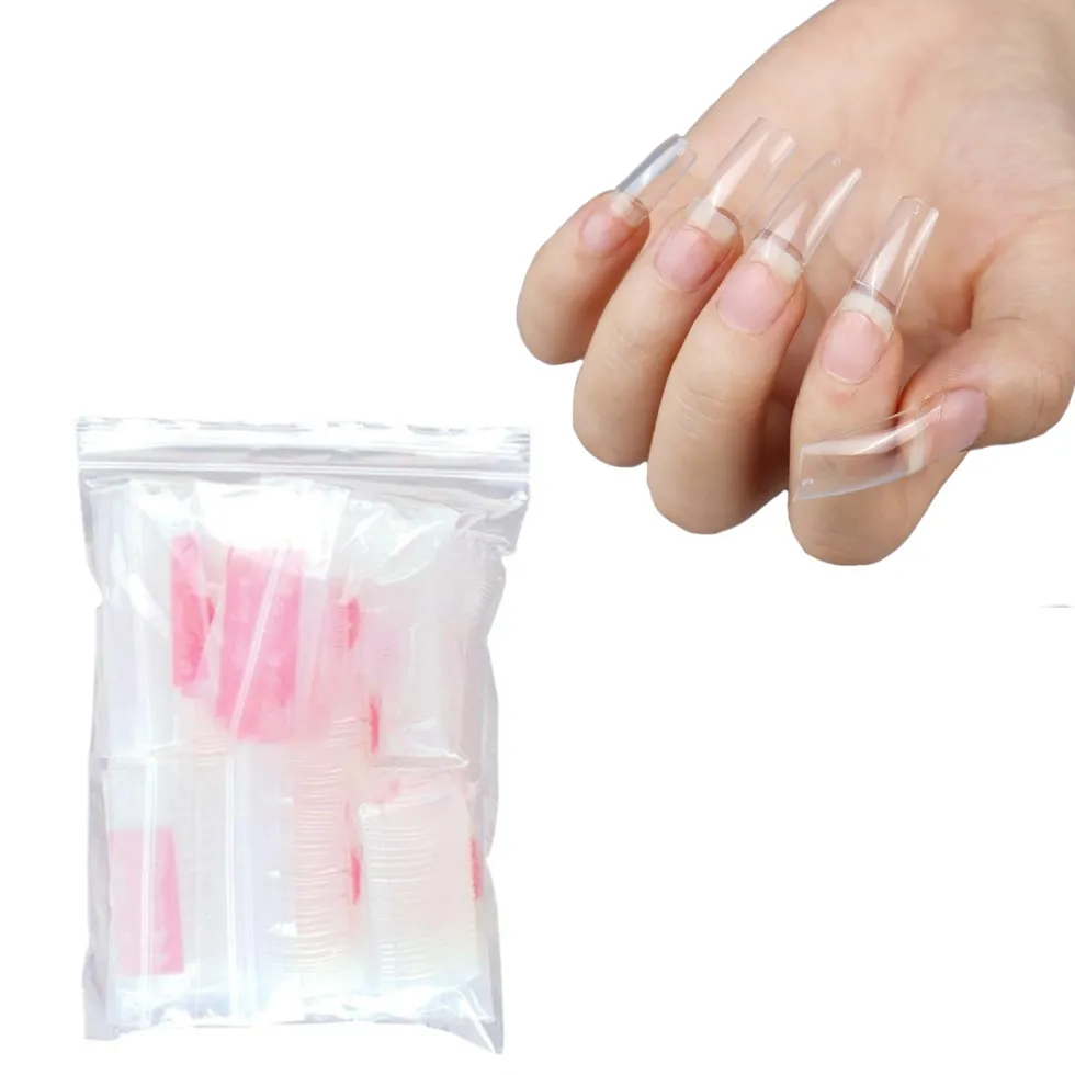 Nageltippar för nagelförlängning 500-pack