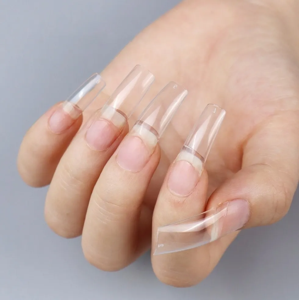 Nageltippar för nagelförlängning 500-pack