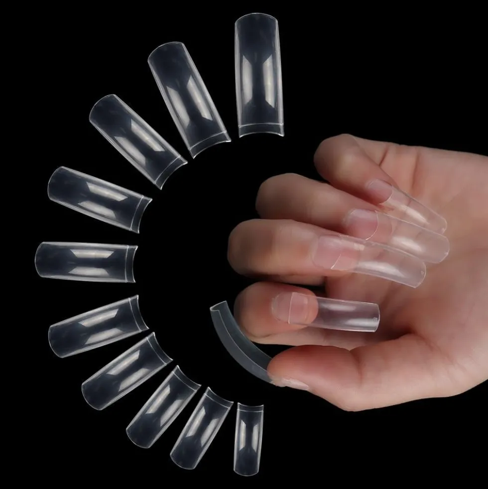 Nageltippar för nagelförlängning 500-pack