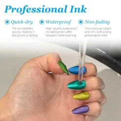 Nail Art Markers med fin och bred spets 10-pack