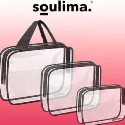 Necessärer / Toalettväskor 3-pack
