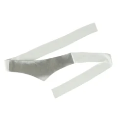 Ängelkostym barn med klänning, vingar & halo vit/silver stl M 110-120