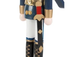 Nötknäppare julfigur soldat i trä handmålad 35 x 9 cm