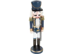 Nötknäppare julfigur soldat i trä handmålad 35 x 9 cm