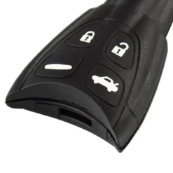 Nyckelskal med 4 knappar för Saab 9-3 och 9-5