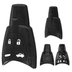 Nyckelskal med 4 knappar för Saab 9-3 och 9-5