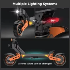 Offroad Elscooter Ebike K2 Max - 1000W 50km/h - 48V 20Ah - 65 km räckvidd ebike elsparkcykel escooter