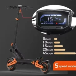 Offroad Elscooter Ebike K2 Max - 1000W 50km/h - 48V 20Ah - 65 km räckvidd ebike elsparkcykel escooter
