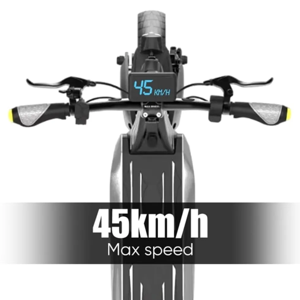 Offroad Elscooter Ebike T2 - 1000W 45km/h - 48V 20Ah - LED - 10 tum hjul - 60 km elsparkcykel escooter ebike