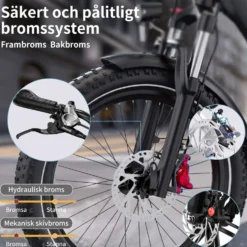 ONESPORT OT30 PRO elcykel, med justerbar saddel, 20*3