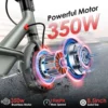 2025 - OOK-TEK D8 KickScooter Elsparkcykel - 30km/h elcykel