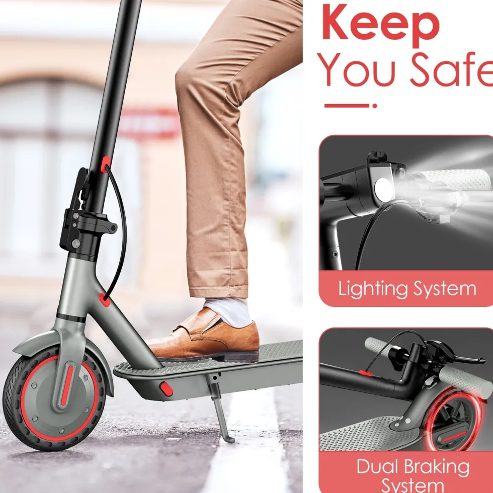 2025 - OOK-TEK D8 KickScooter Elsparkcykel - 30km/h elcykel
