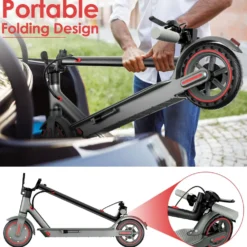 2025 - OOK-TEK D8 KickScooter Elsparkcykel - 30km/h elcykel