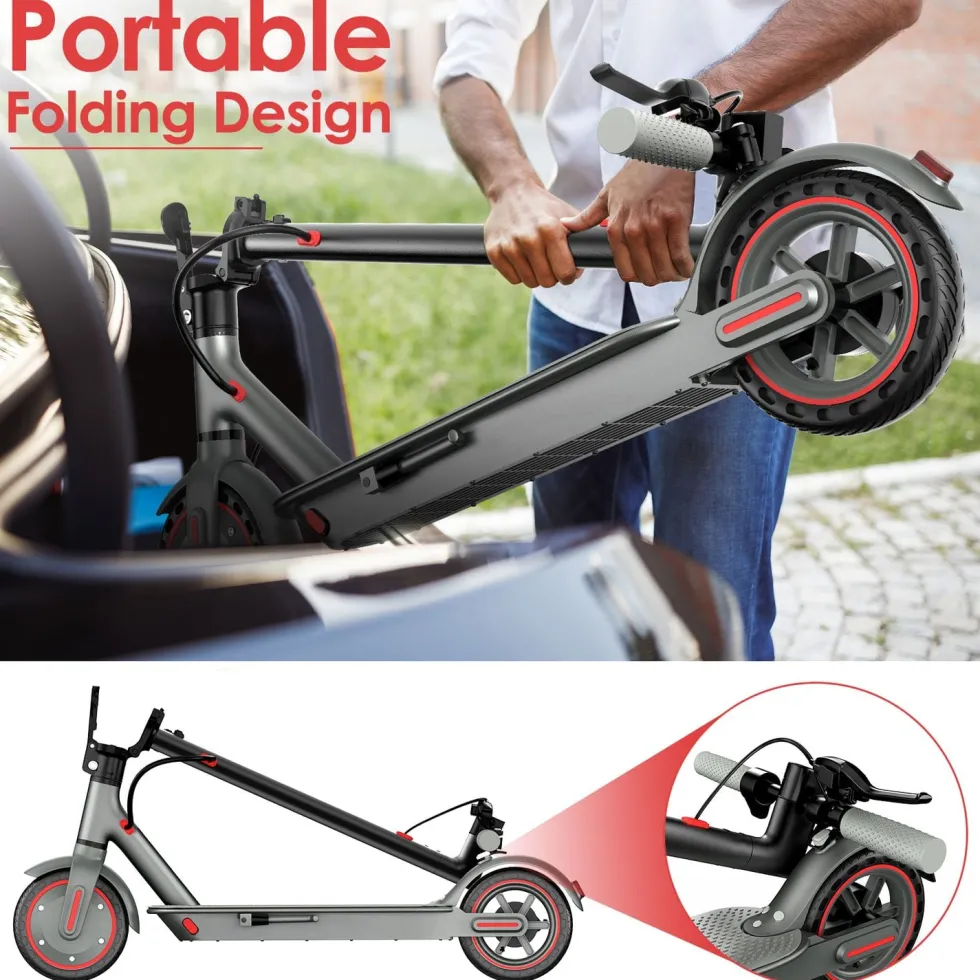 2025 - OOK-TEK D8 KickScooter Elsparkcykel - 30km/h elcykel