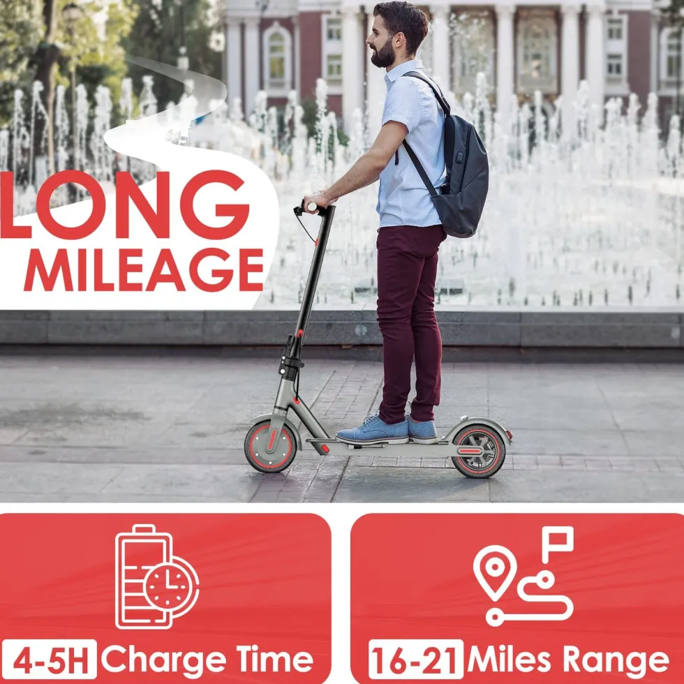2025 - OOK-TEK D8 KickScooter Elsparkcykel - 30km/h elcykel