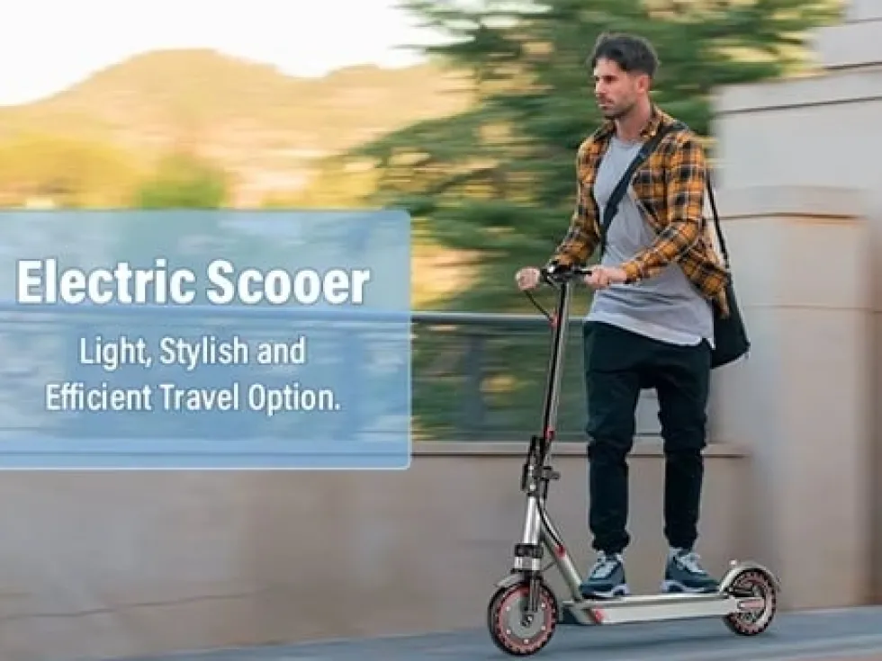 2026 - OOK-TEK D8 MAX suspension KickScooter Elsparkcykel - 30km/h elcykel
